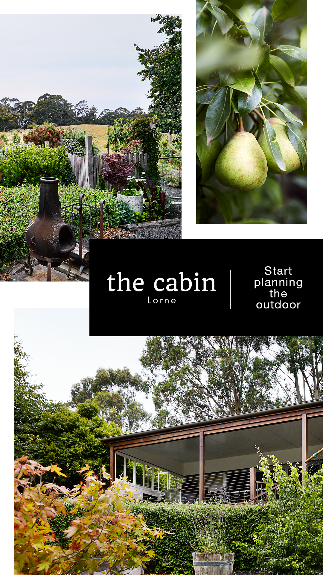 Start planning the outdoor!