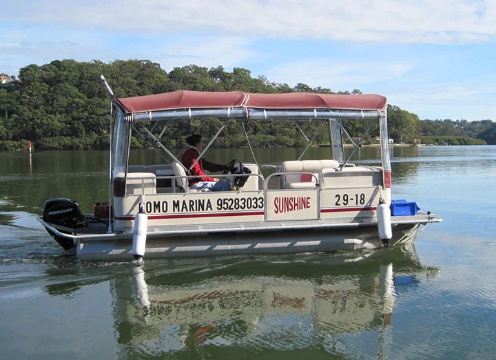Como Marina Boats Hire, Party Pontoon Boats Hire, BBQ Pontoons Hire in