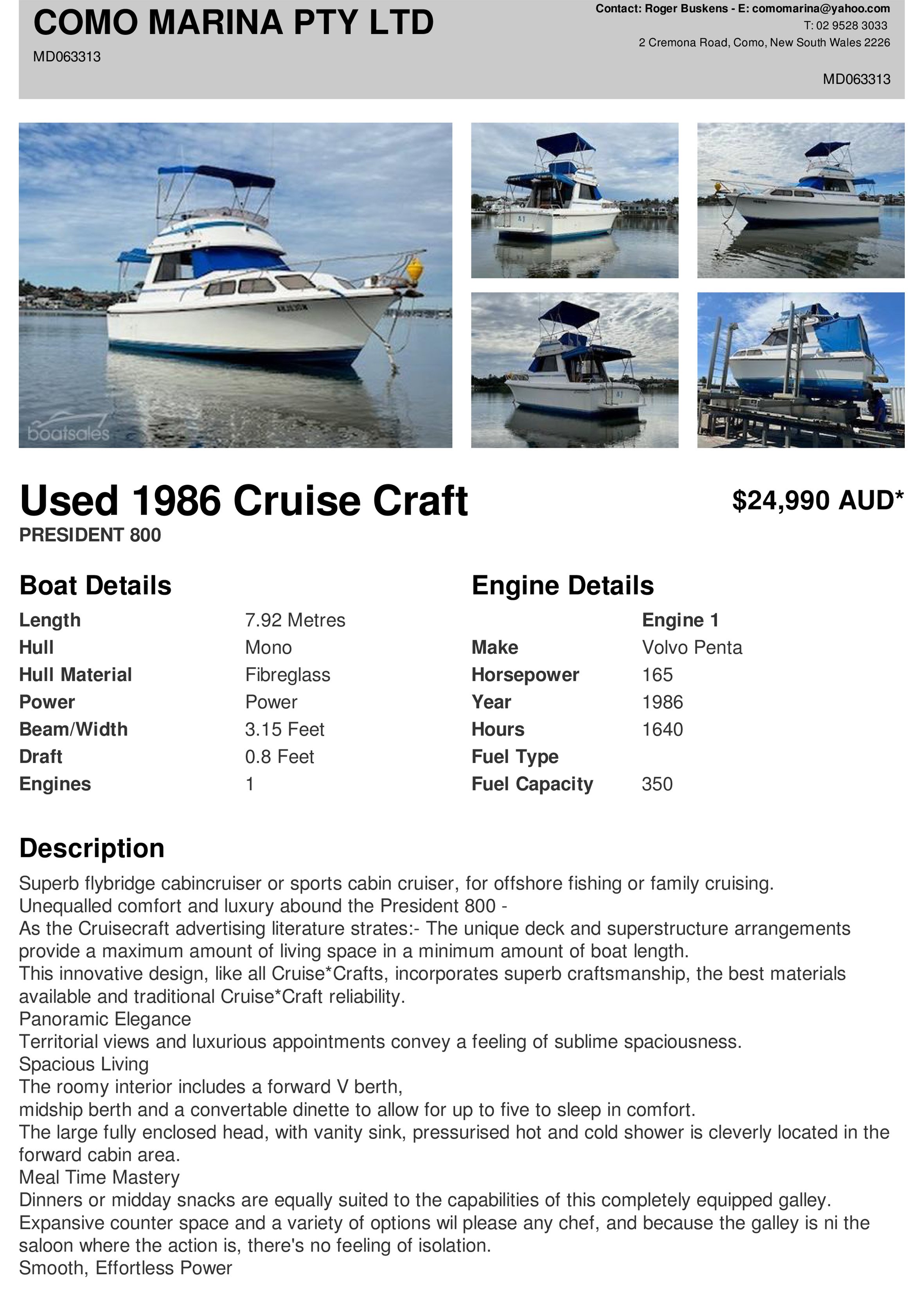 1986_Cruise Craft_PRESIDENT 800(1).jpg
