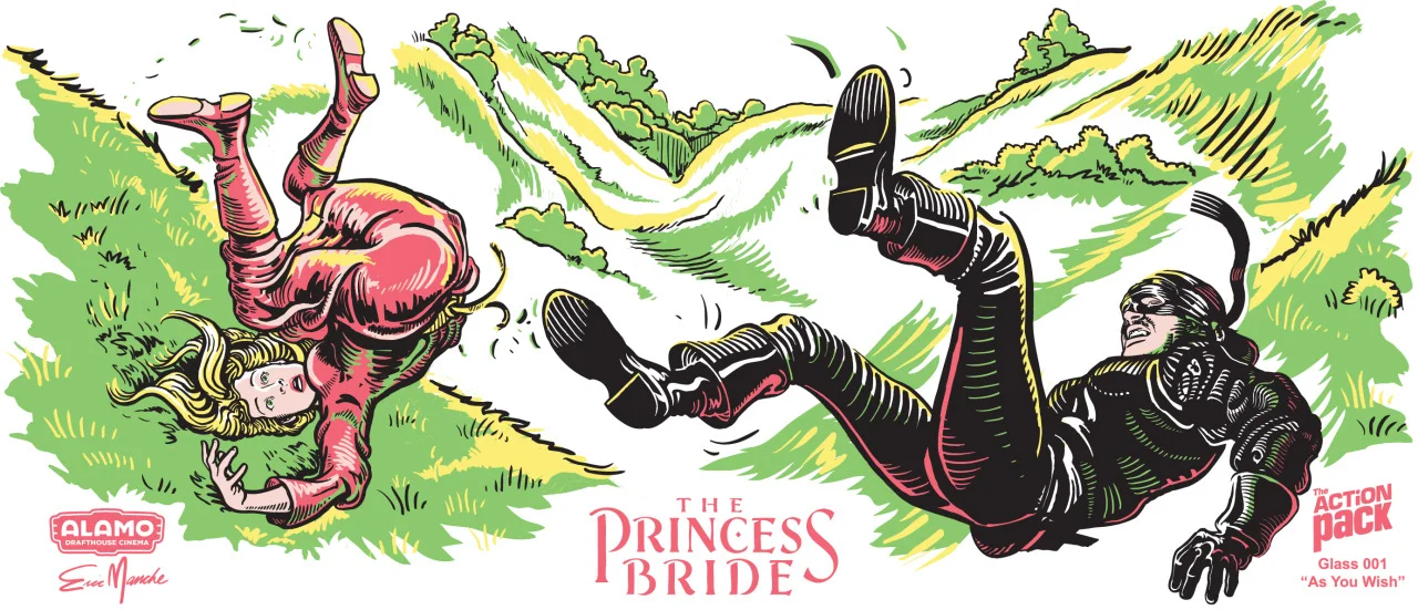 Alamo Drafthouse - Princess Bride Pintglass 1/4