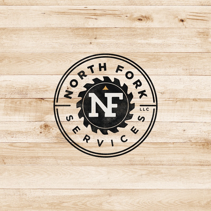 North Fork Services Logo Design