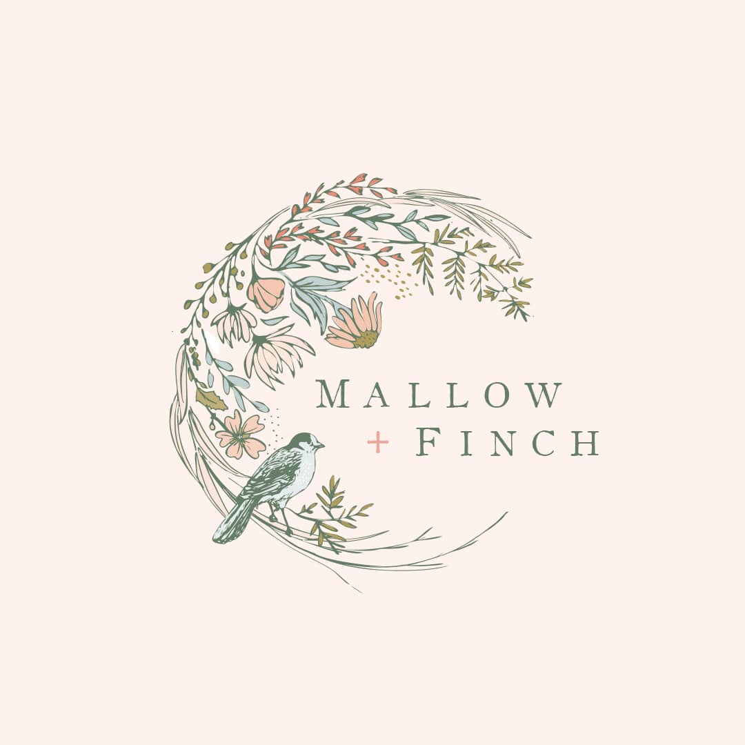 Mallow &amp; Finch Logo + Branding