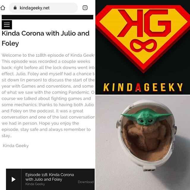 Hey all, for my Throwback Thursday post I figured I'd tell you the latest episode of Kinda Geeky has been lives since the end of the month. Recorded a few weeks back, right before all the Corona stuff started happening.

Well more before all the shut