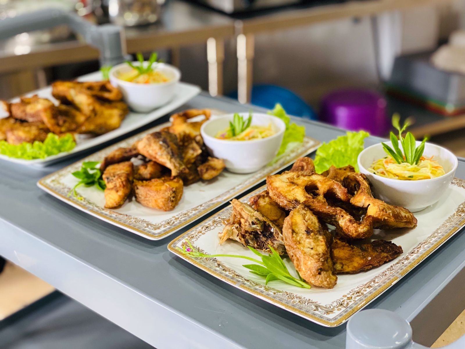 Fried Fish with Mango Salad (Copy)