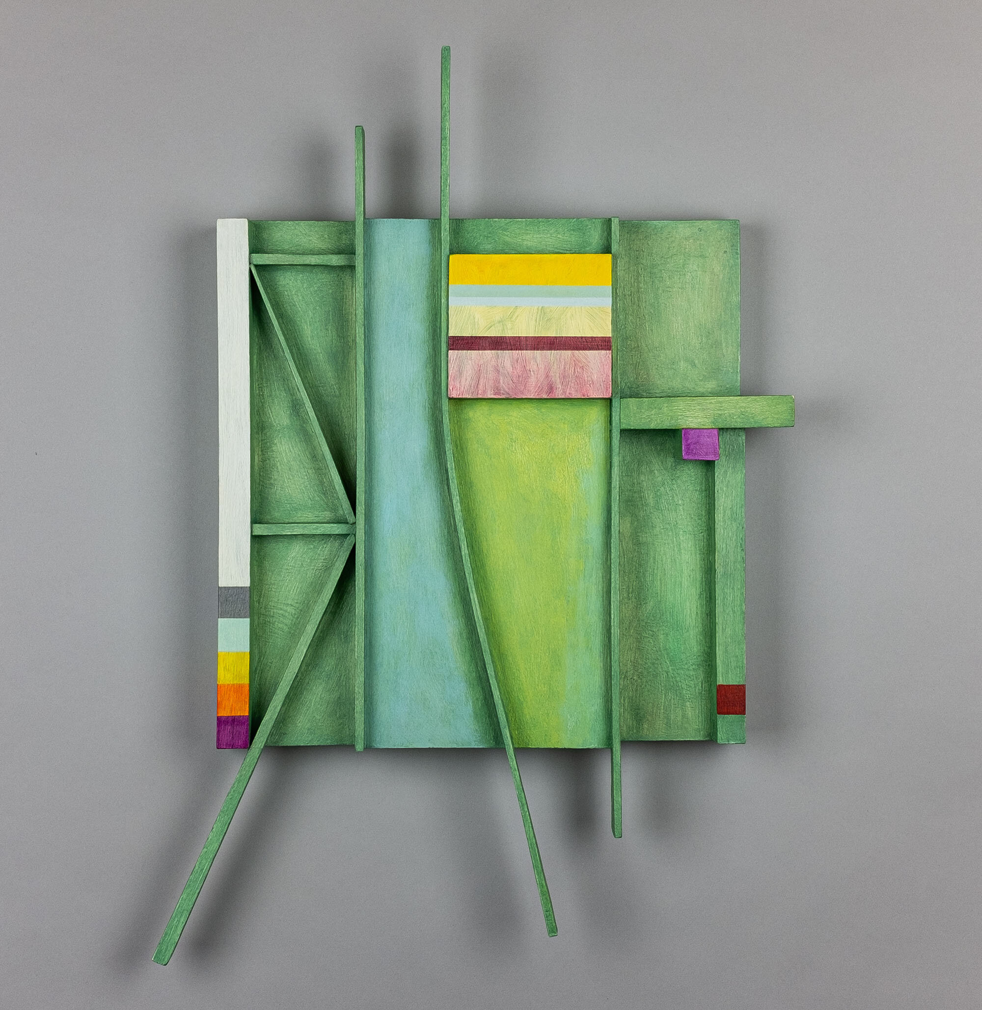 'Hanging with Heather' oil on relief panel 550mm x 400mm