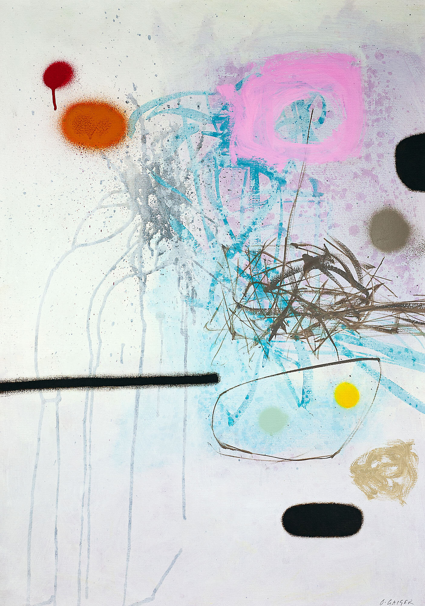 'A Little Fairy Dust' acrylic on paper 860mm x 610mm