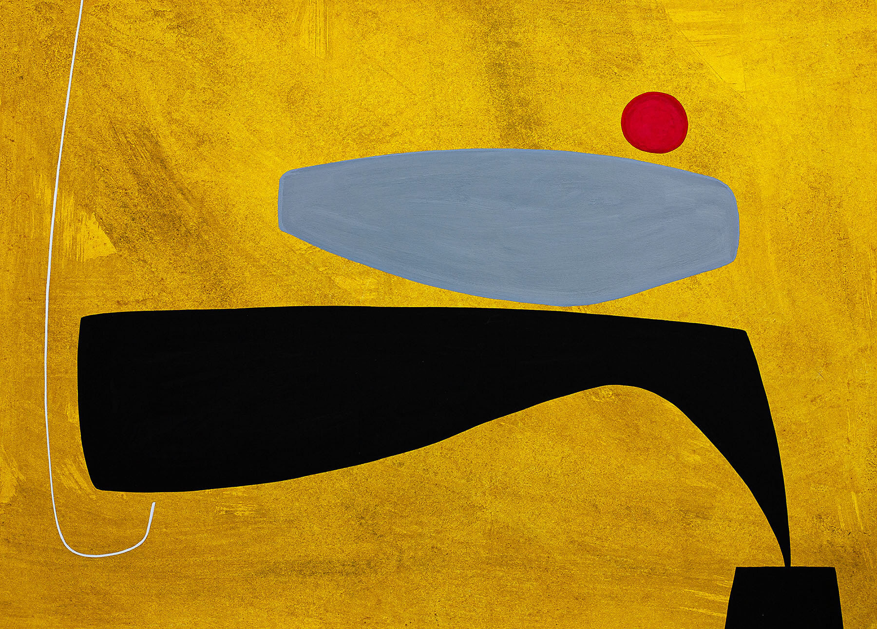 'Fleeting' gouache on paper 300mm x 430mm