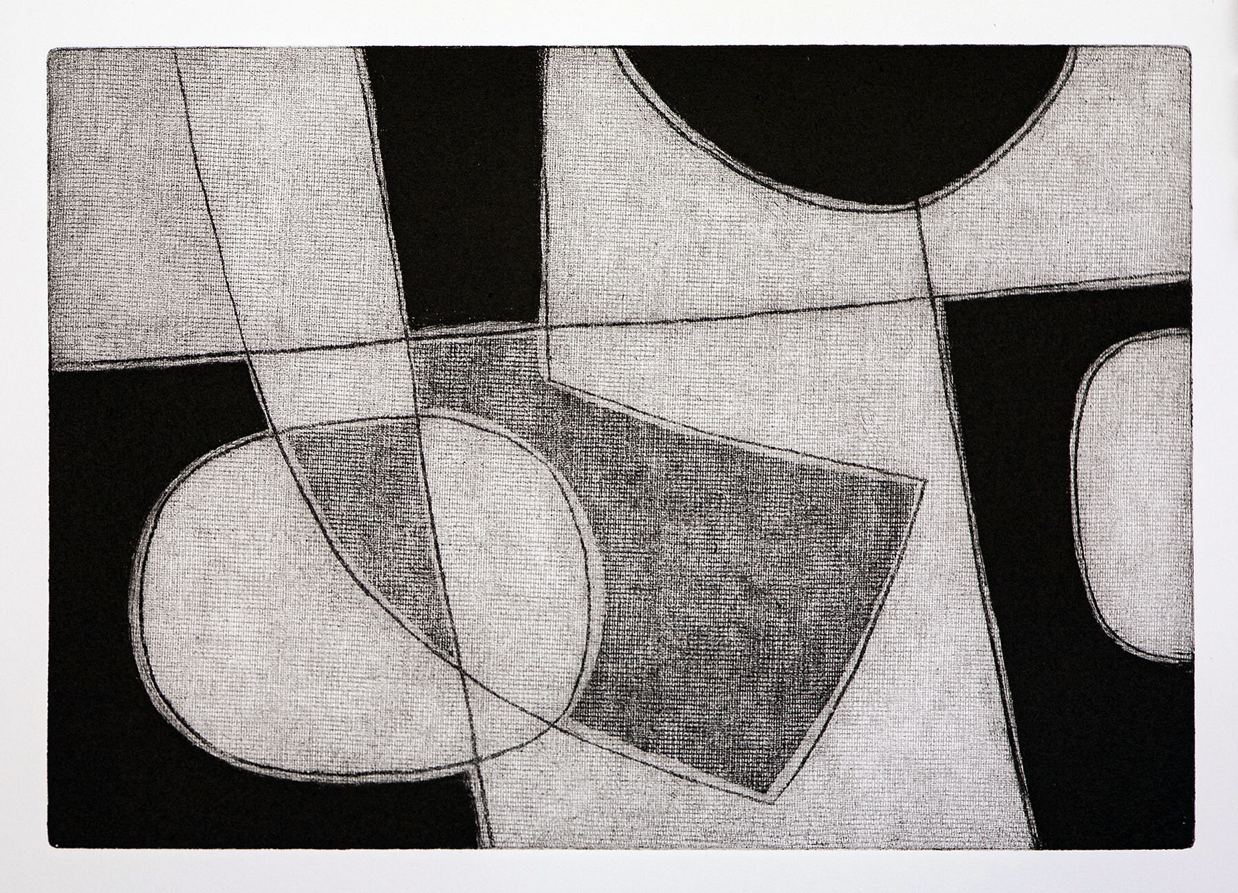 'Headland No.6' etching with aquatint 150mm x 200mm edition of 25