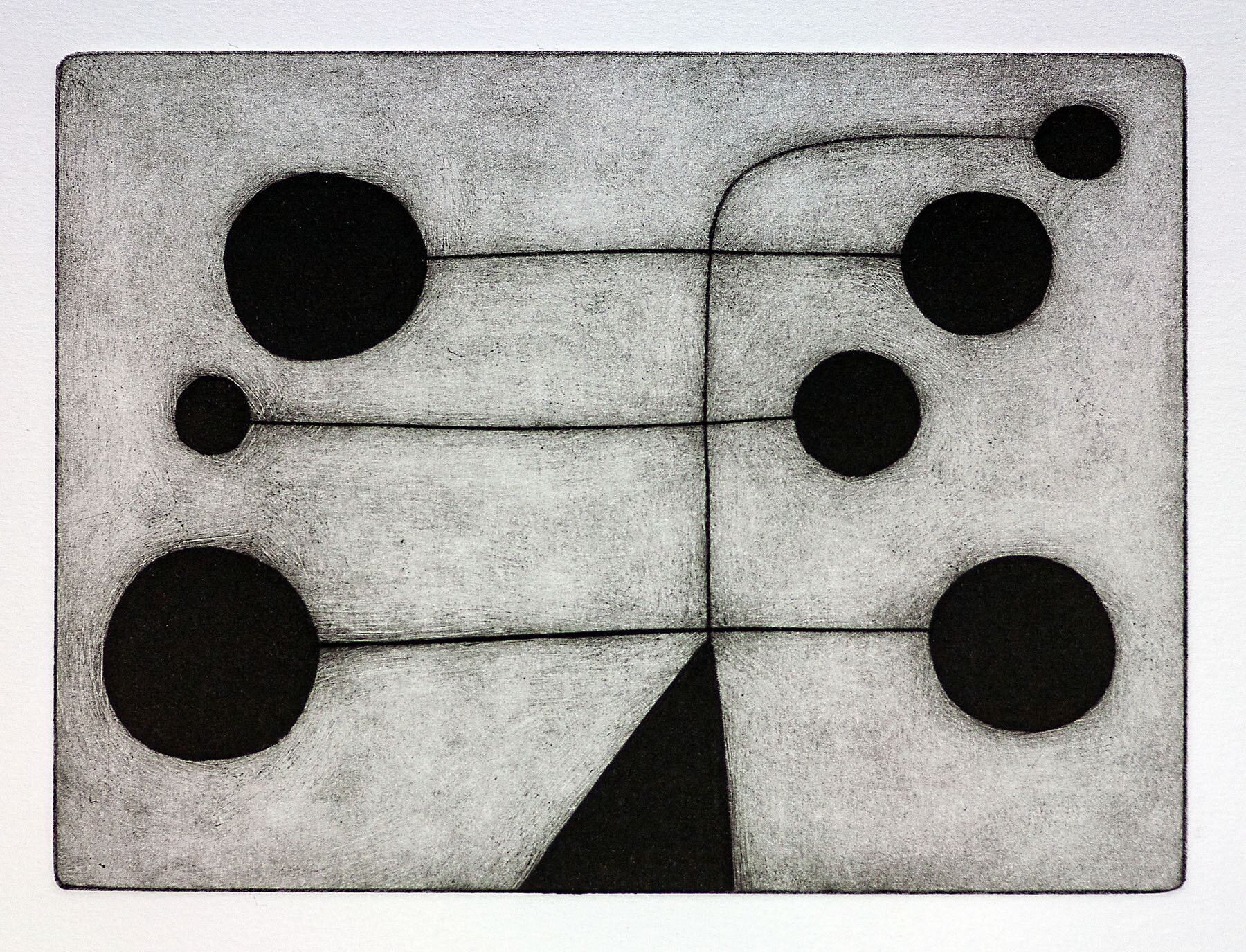 'Fulcrum' drypoint with roulette 150mm x 200mm (SOLD OUT)