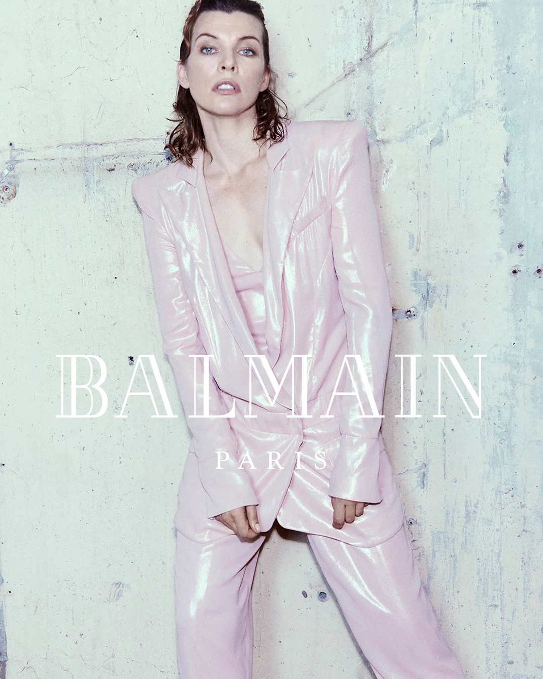 Sara Wallace, Executive Producer - Balmain SS18 with Milla Jovovich