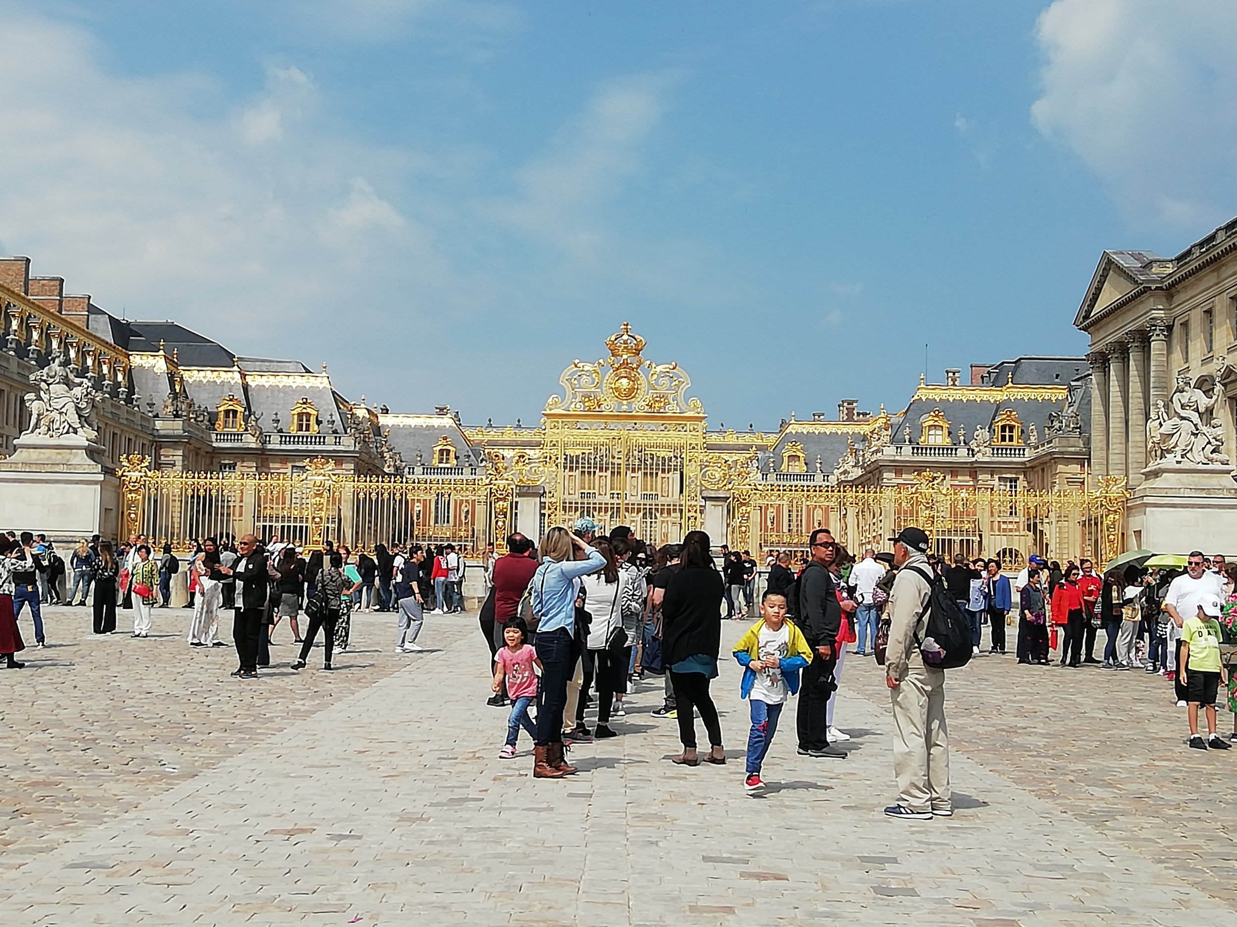 The quiet time at Palace of Versailles