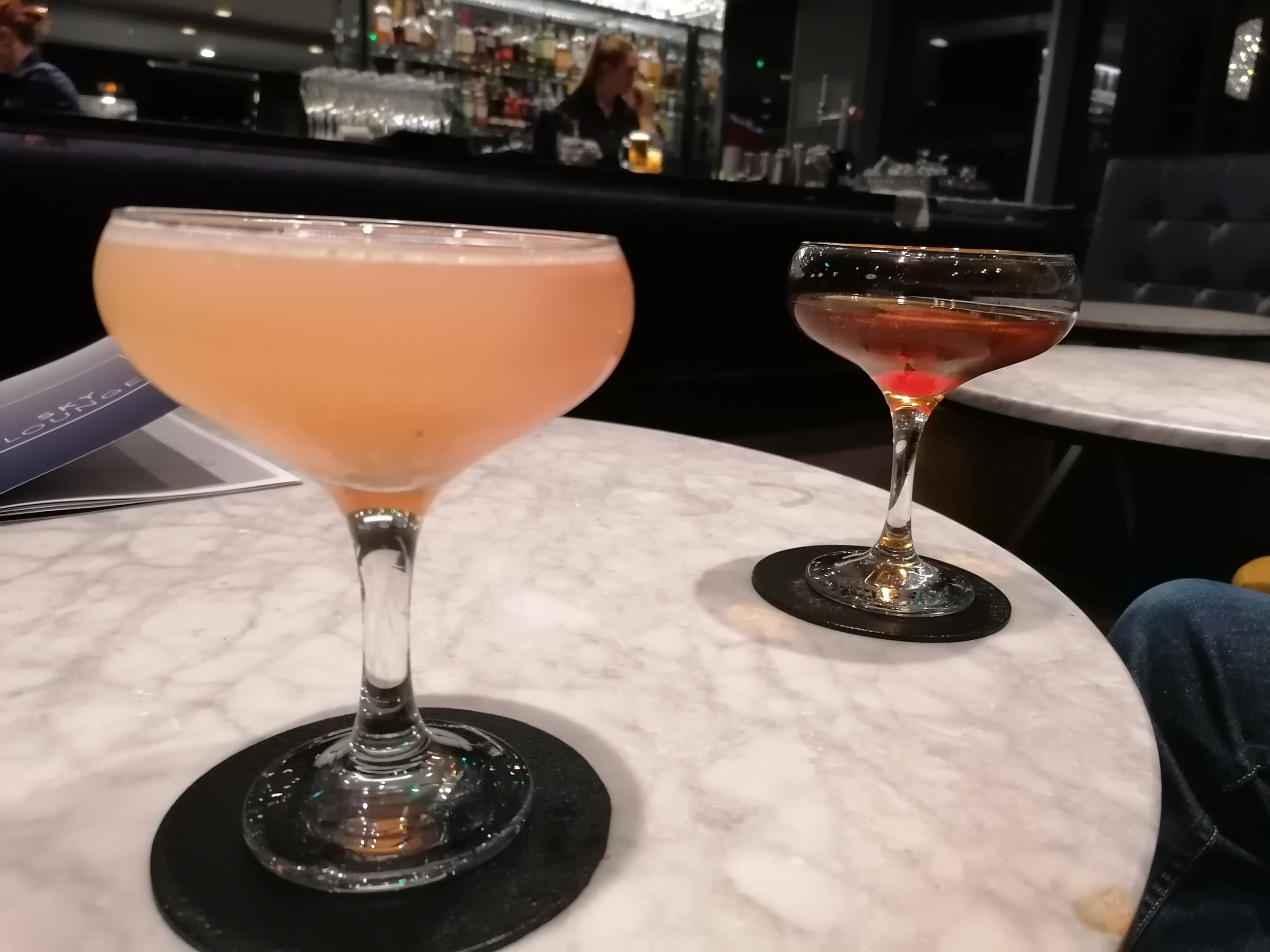 Cocktails at the Doubletree