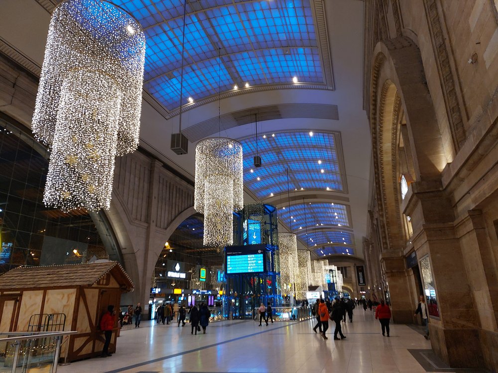 Leipzig station - Europe's largest