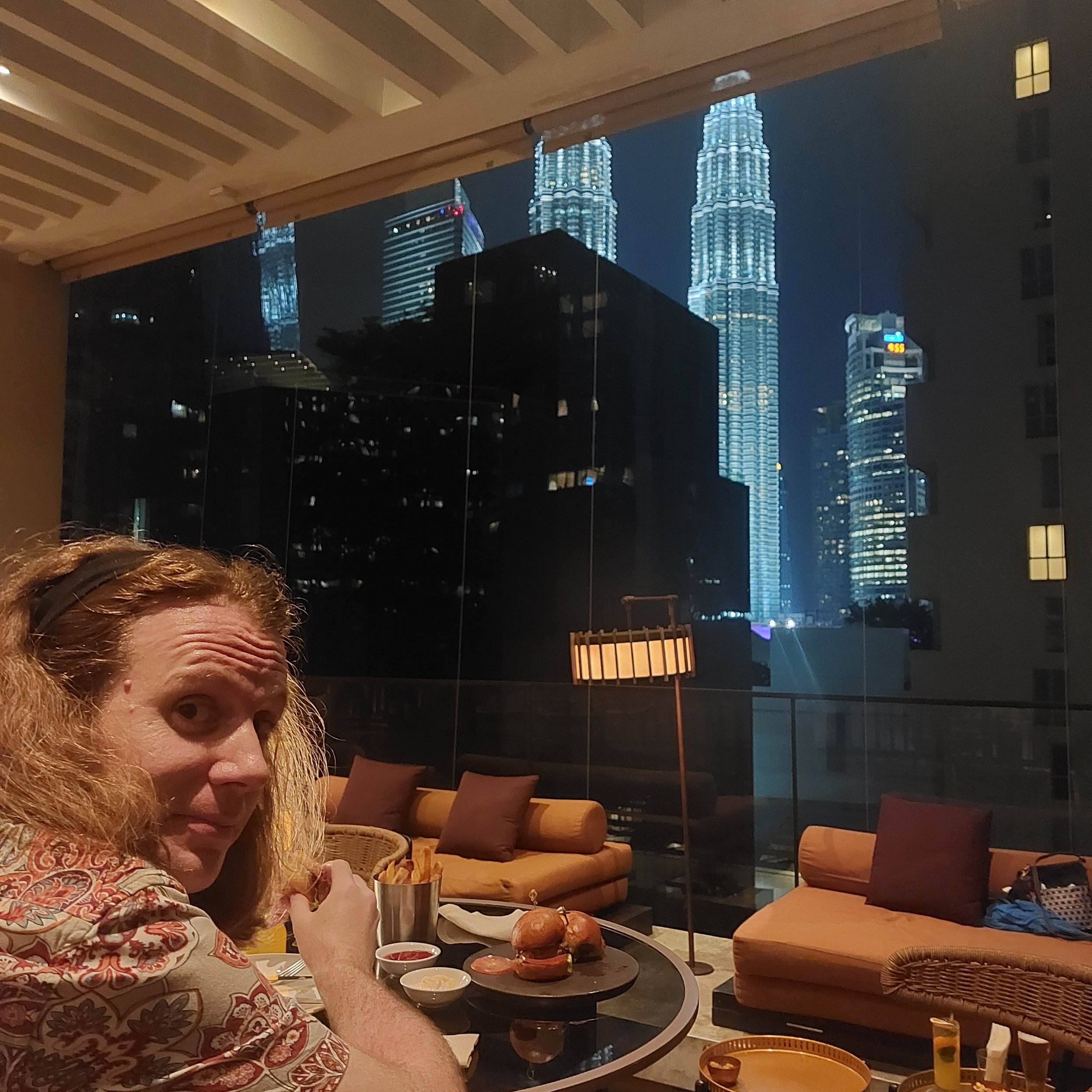 Birthday night in the 6th floor bar