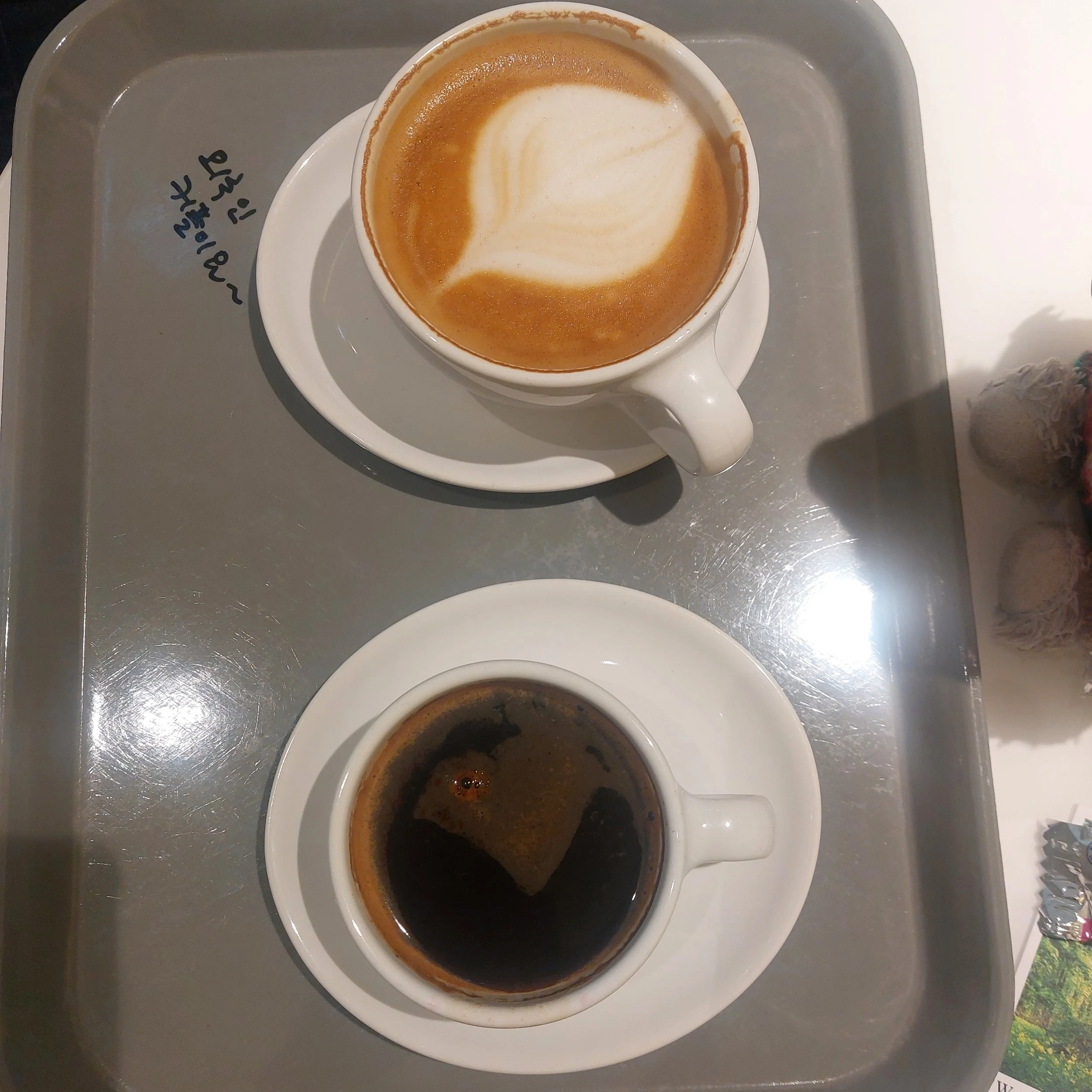 Blue Bottle for the 'western couple'