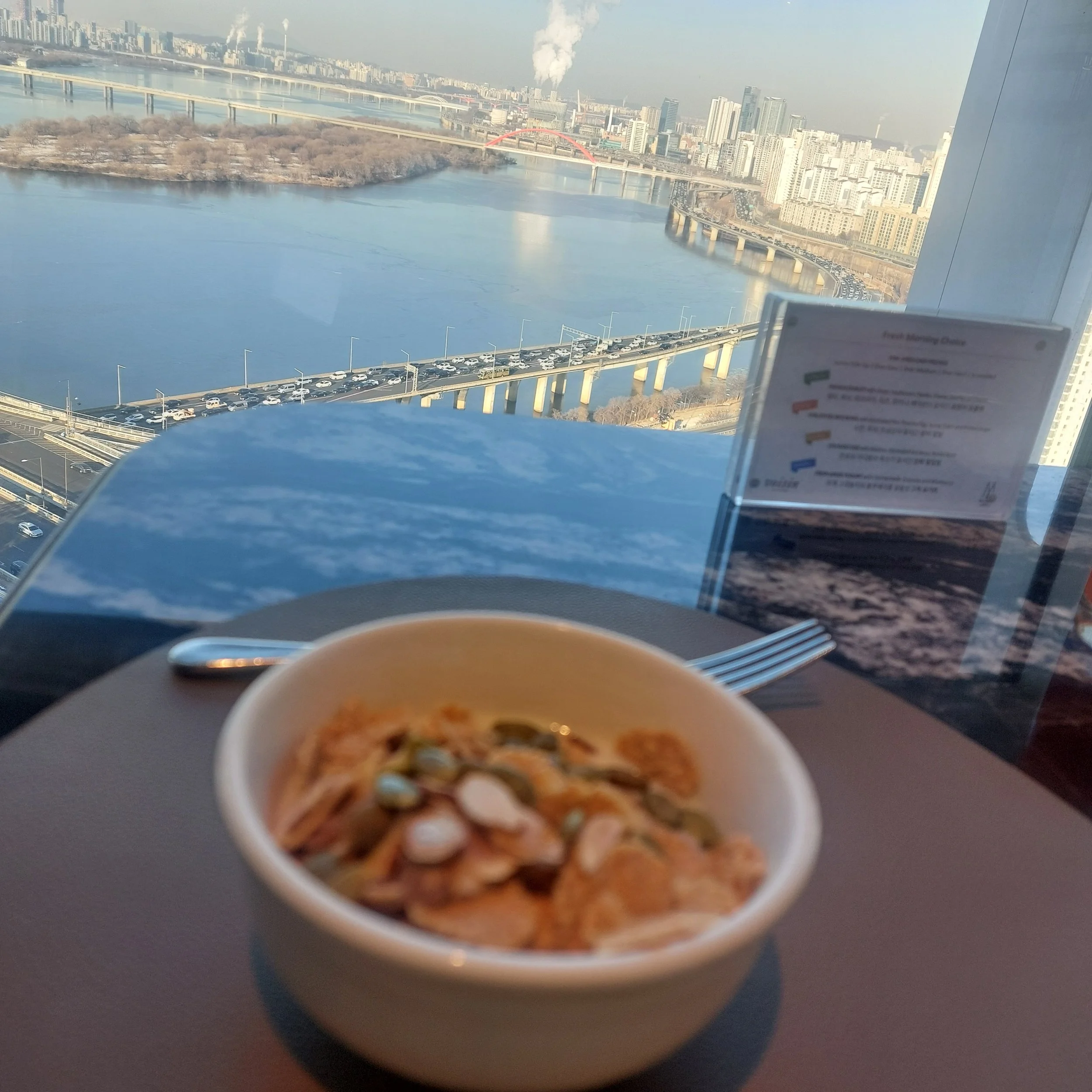 Breakfast with a view