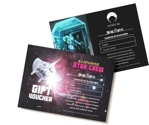 Earthrise Star Crew Gift Vouchers