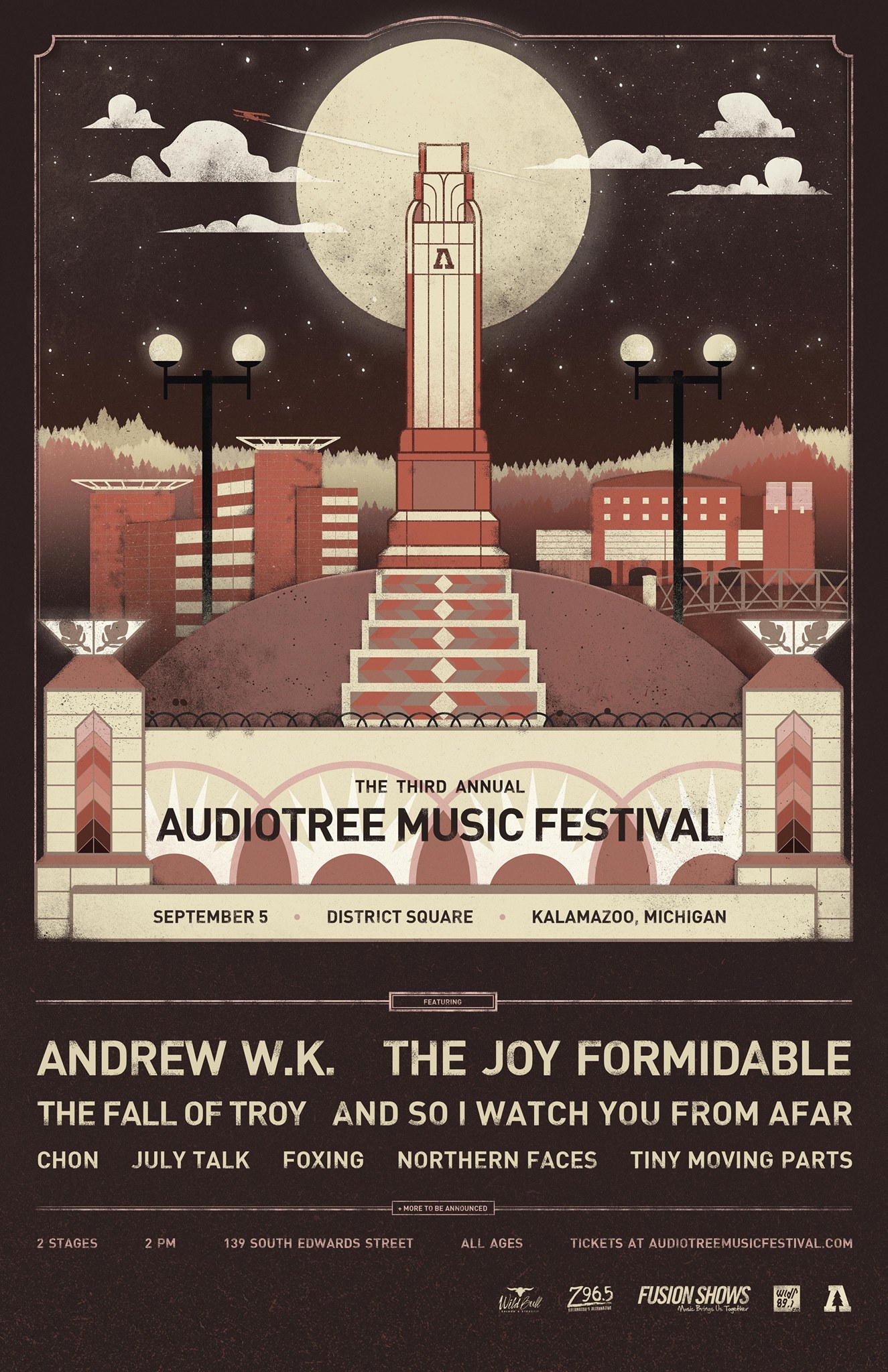   Audiotree Music Festival 2015  Art Direction 