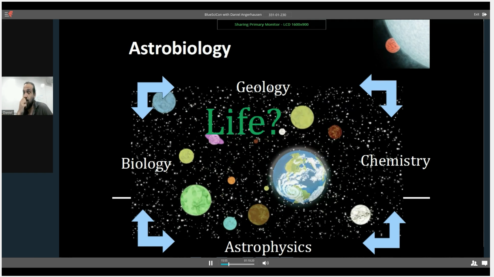 BlueSciCon with Dr. Daniel Angerhausen - "Sniffing Alien Atmospheres"