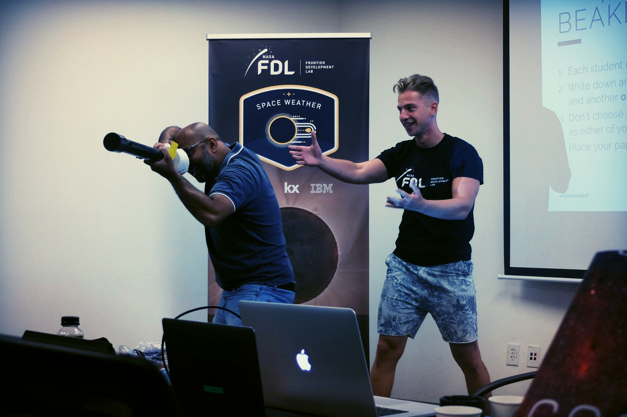 How telescope toiletpaper helped to deliver a kick-ass talk: Explainables workshop at NASA FDL 