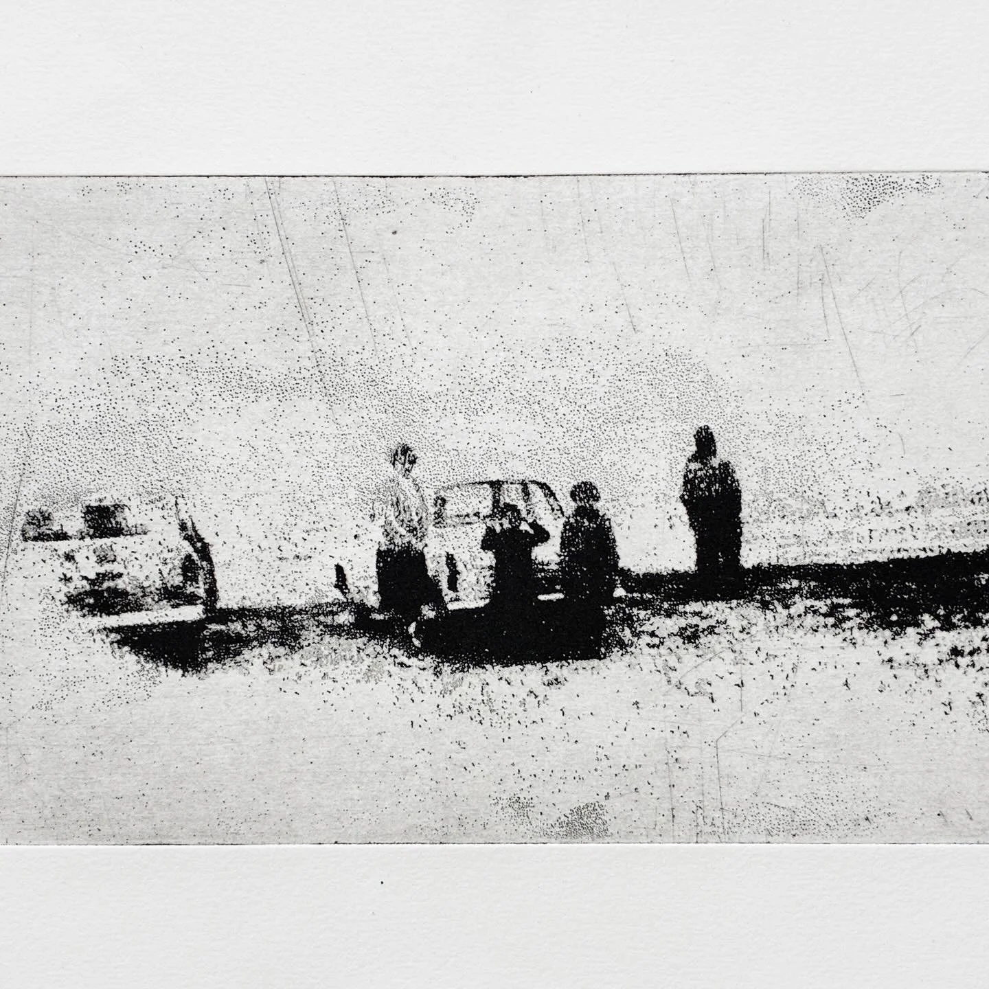 Our latest artist in residence @heidiborg has just left with a new collection of beautiful sugar lift etchings.
Hopefully see you again soon Heidi.

For more information about our print residencies please DM the studio.
Residencies can be from 1 to 3