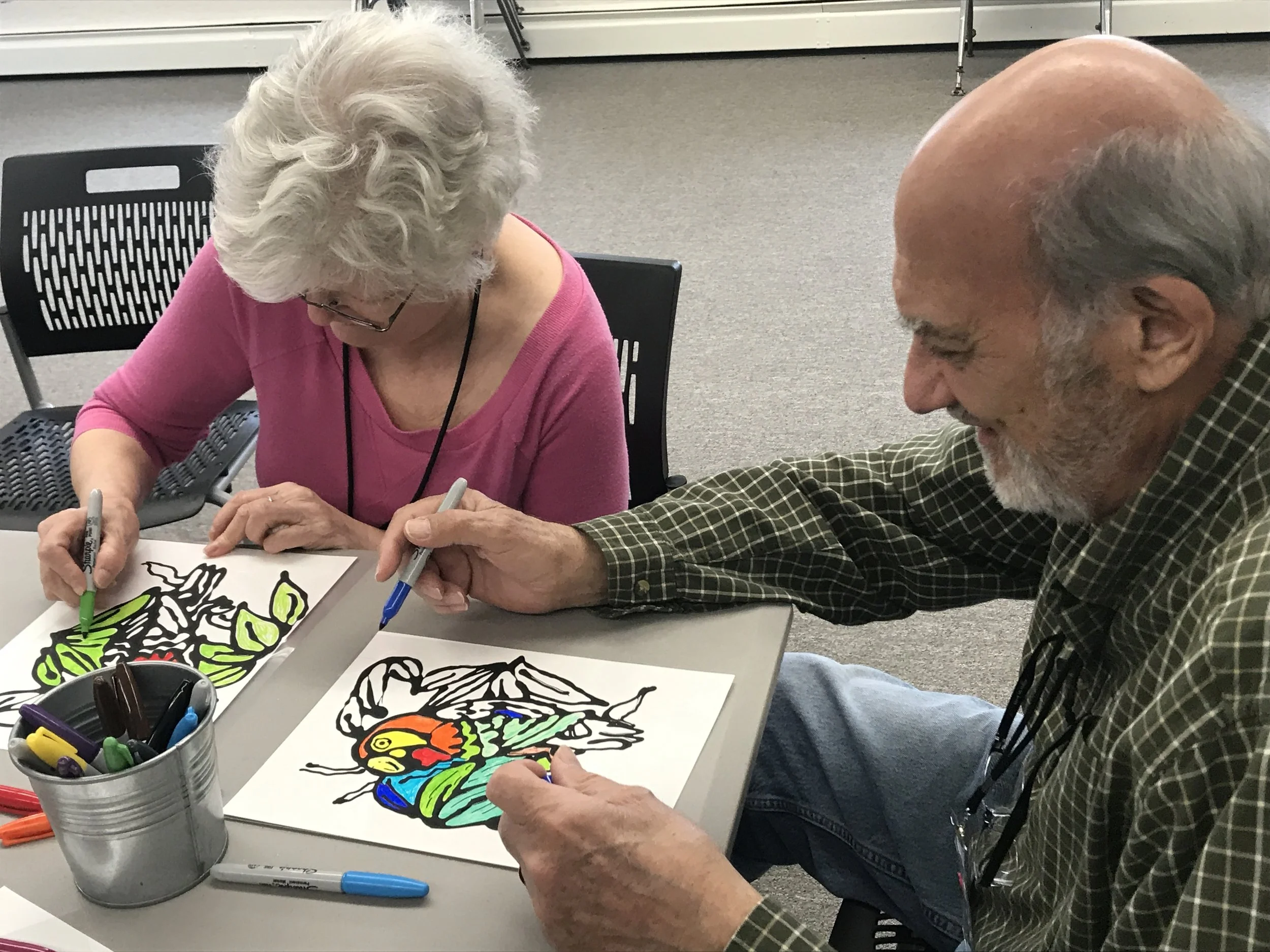 Stained Glass Coloring Project