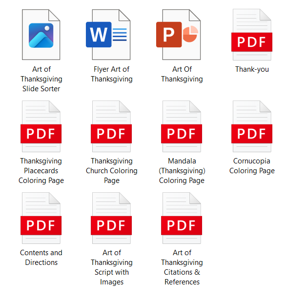 Art of Thanksgiving Contents Screenshot.png