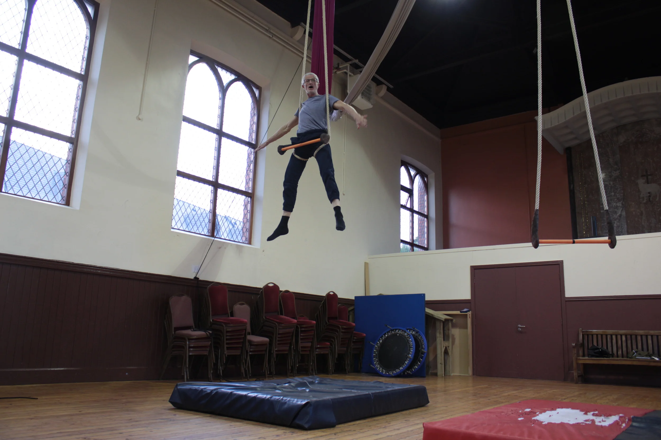 Bernard Bru (AUS/ FR), Static Trapeze Workshop: July 2016