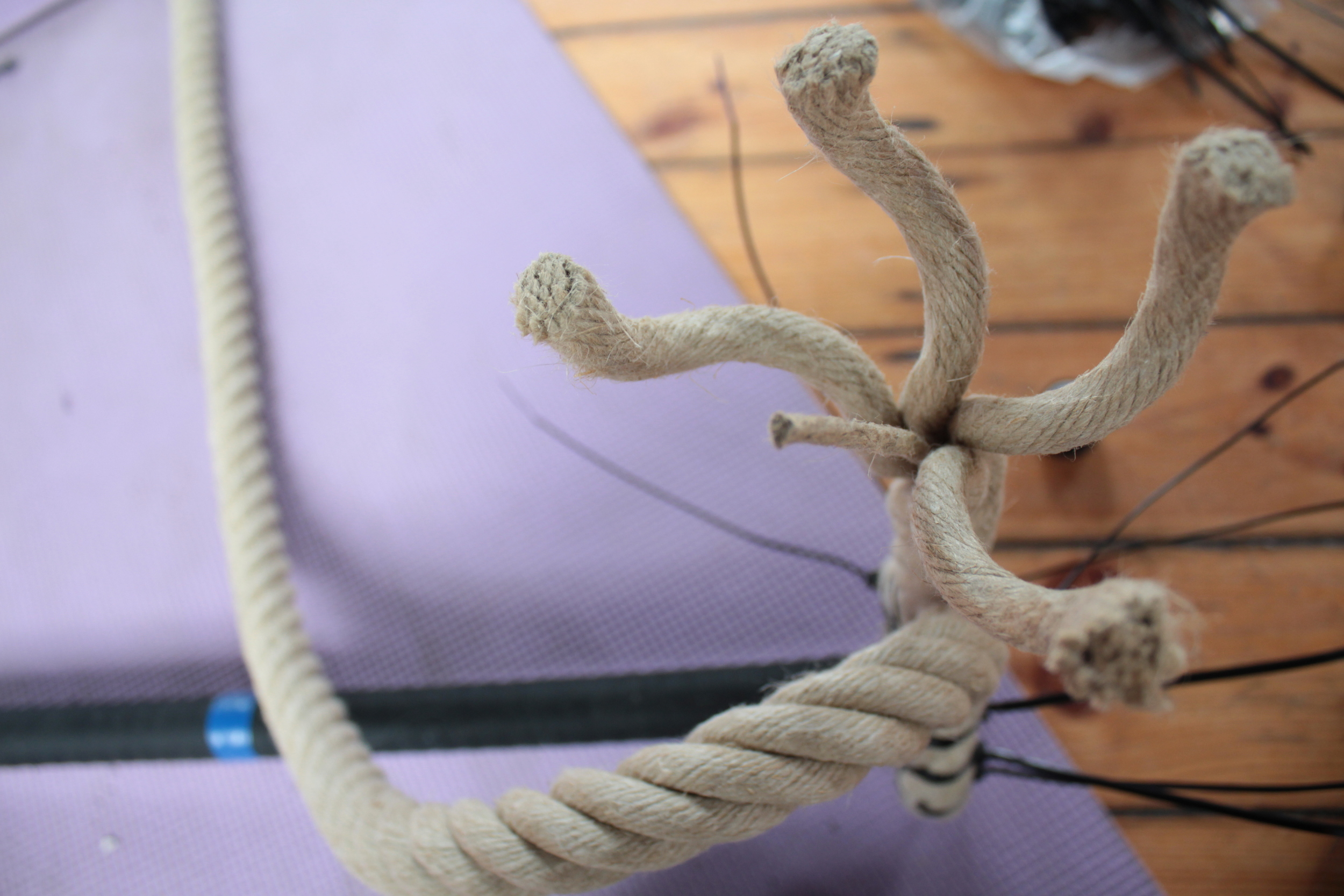 Bernard Bru (AUS/ FR), Building Trapeze & Rope workshops, July 2016