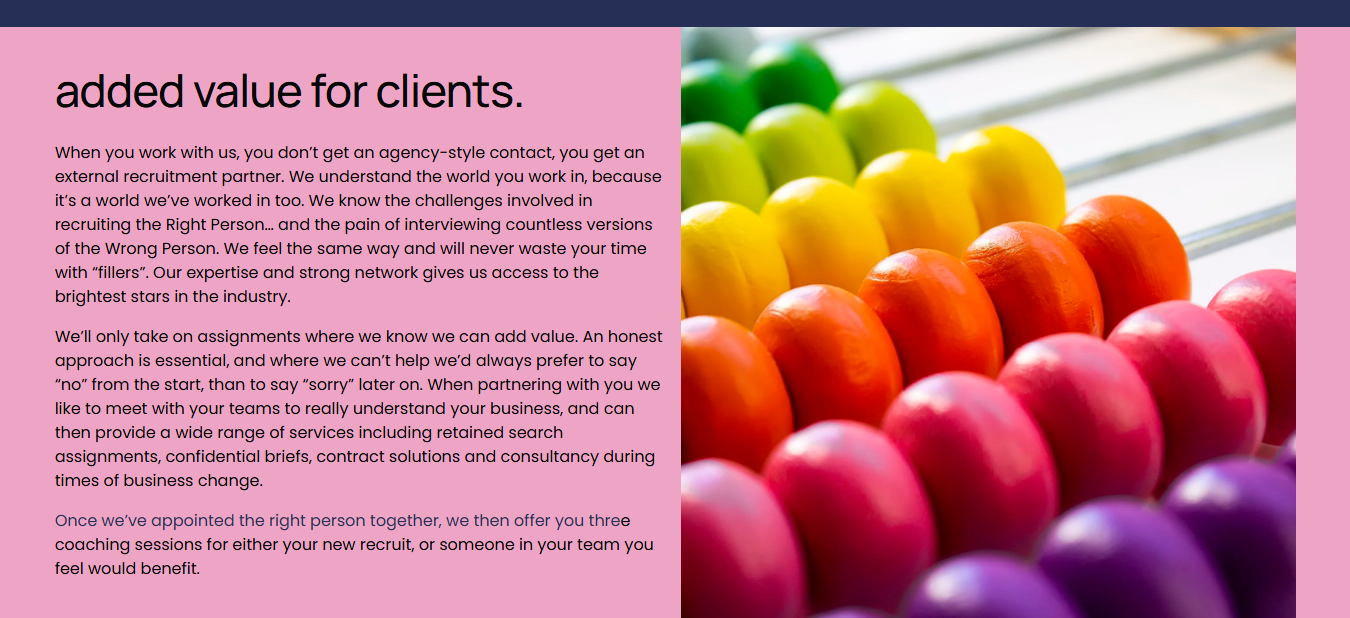   Abacus Merchandising website  