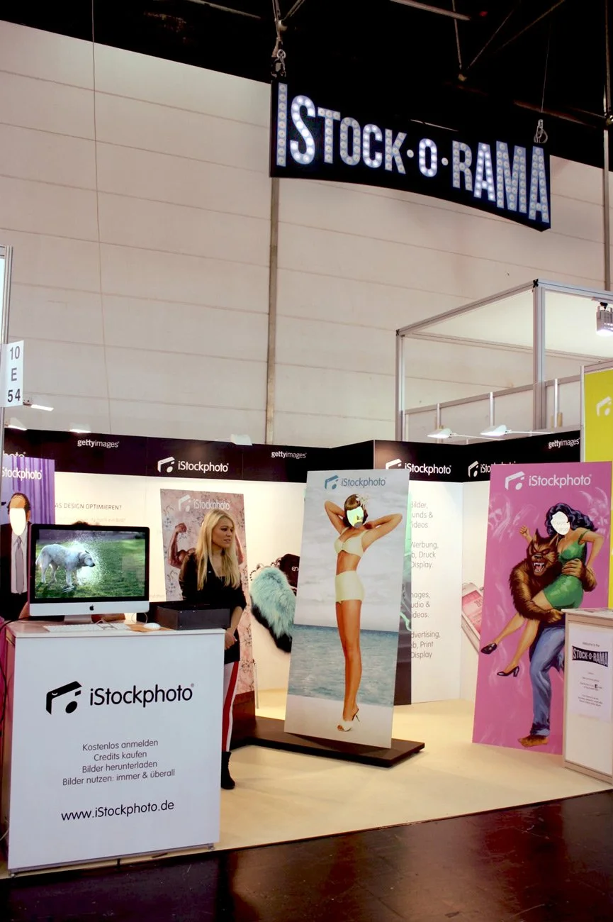 istock istock-o-rama event booth and sign and promotions by gustavo barroni