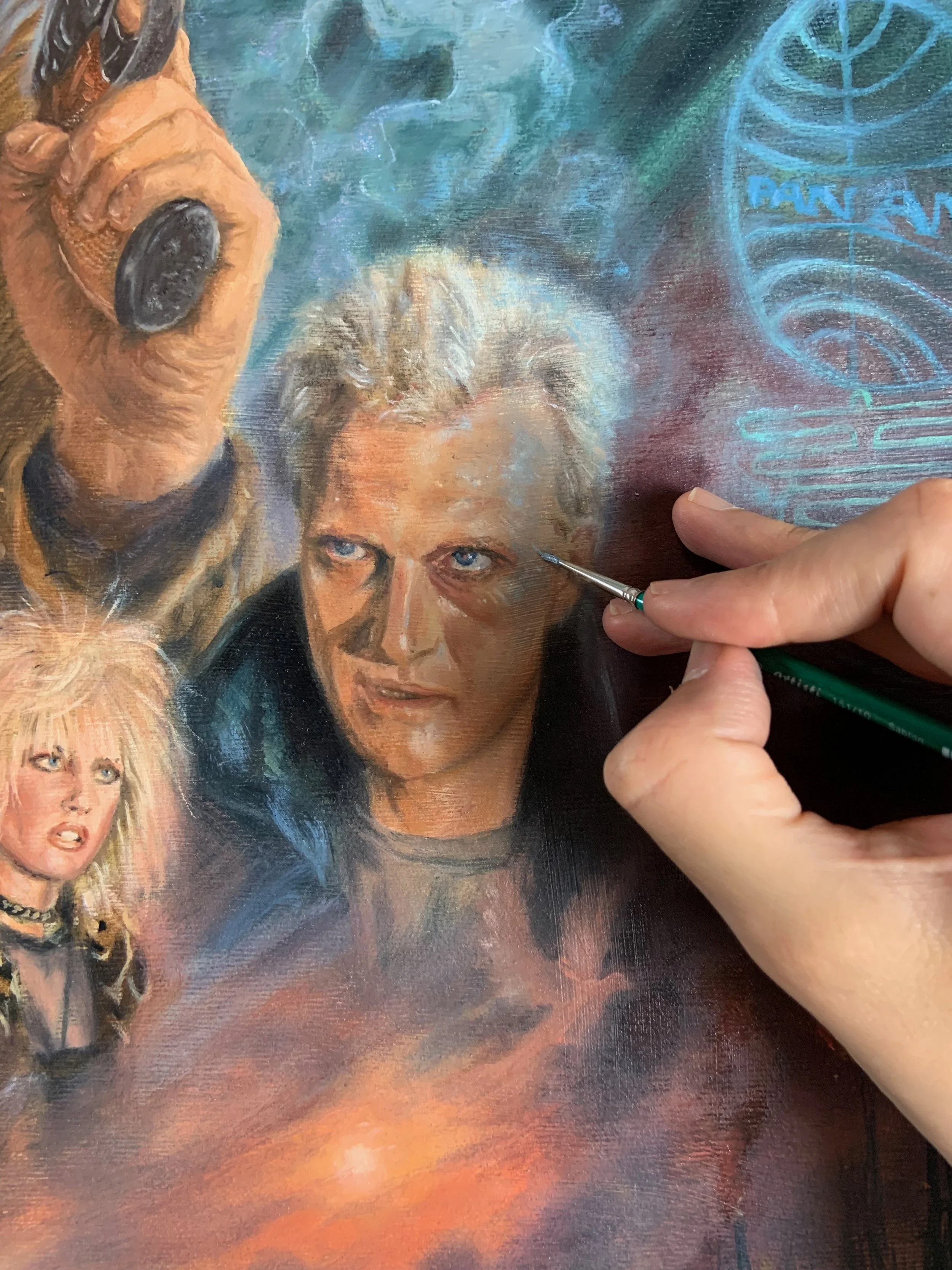 Blade Runner Rutger Hauer oils barroni gustavo