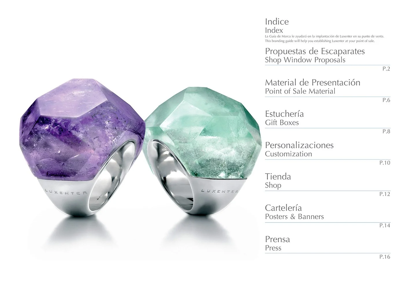 interior pages catalogue jewelry luxenter barroni gustavo design