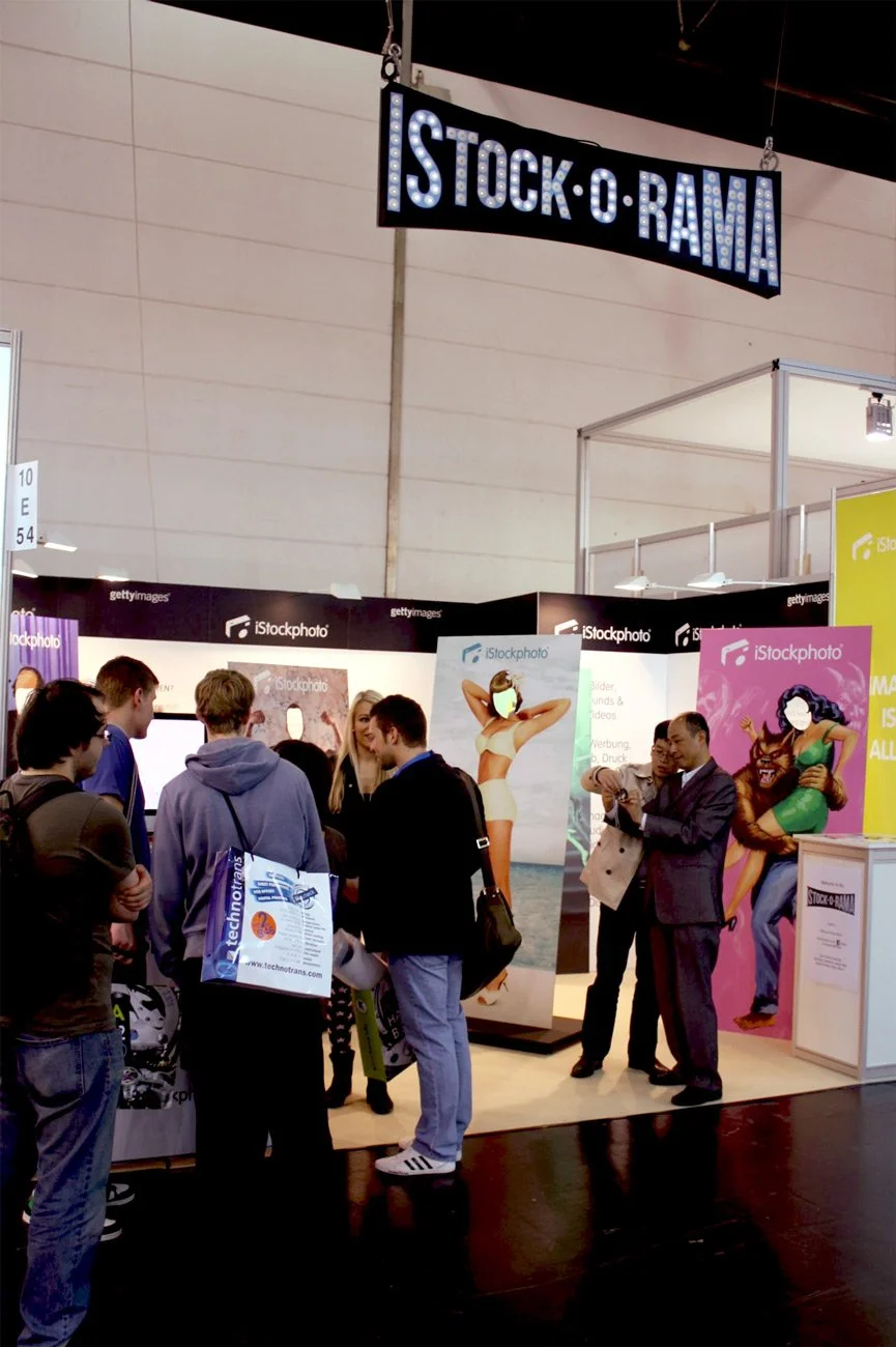 istock istock-o-rama event booth and sign and promotions by gustavo barroni