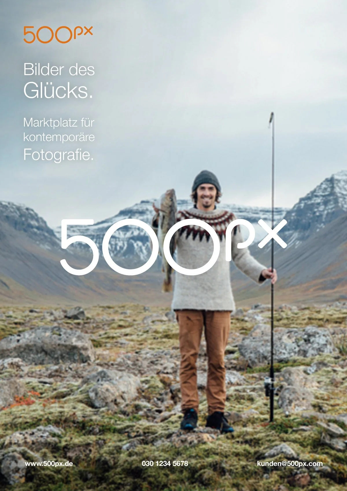 500px and 123rf examples of advertisement campaigns by gustavo barroni