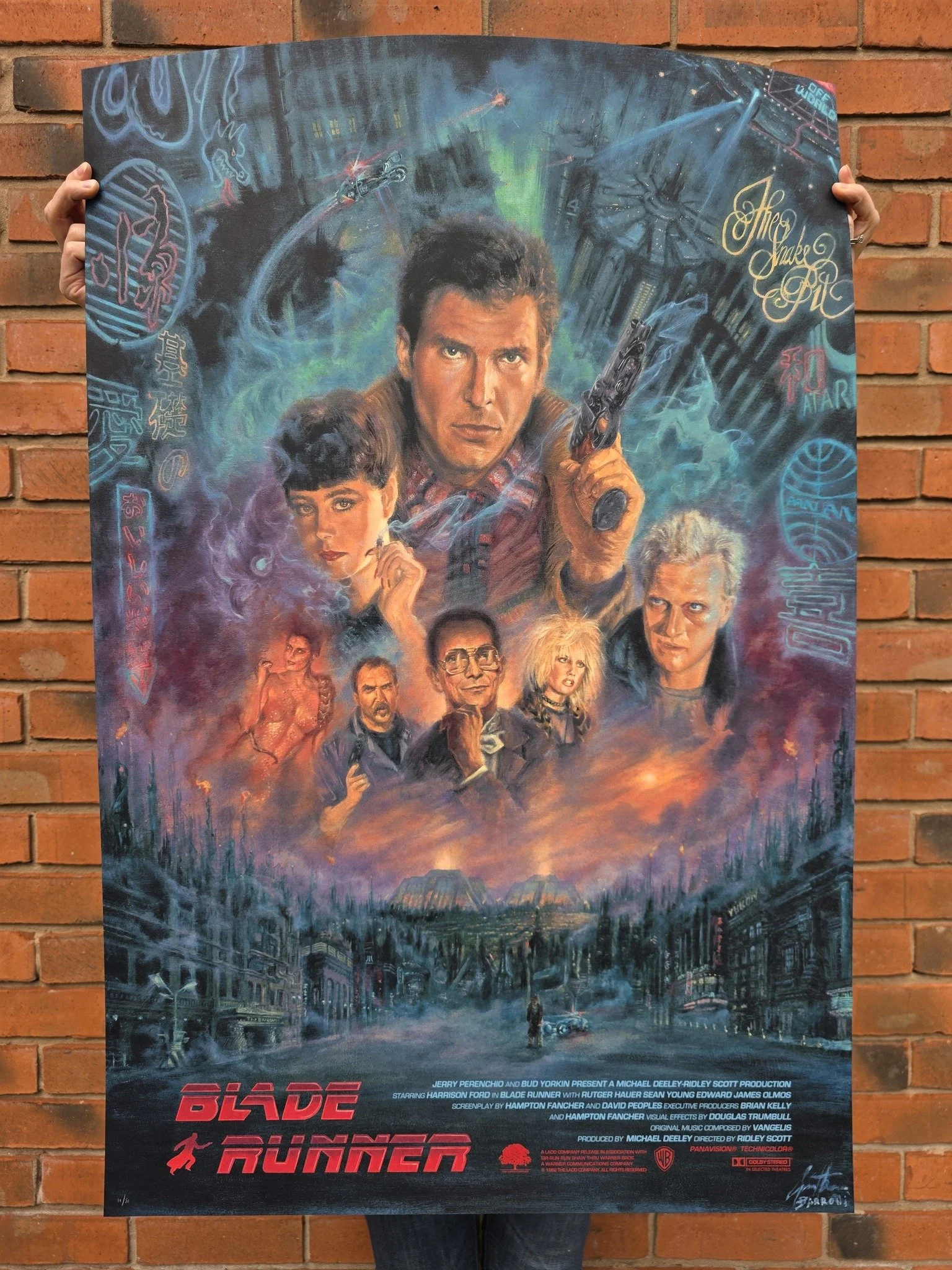 Screen print poster official commission