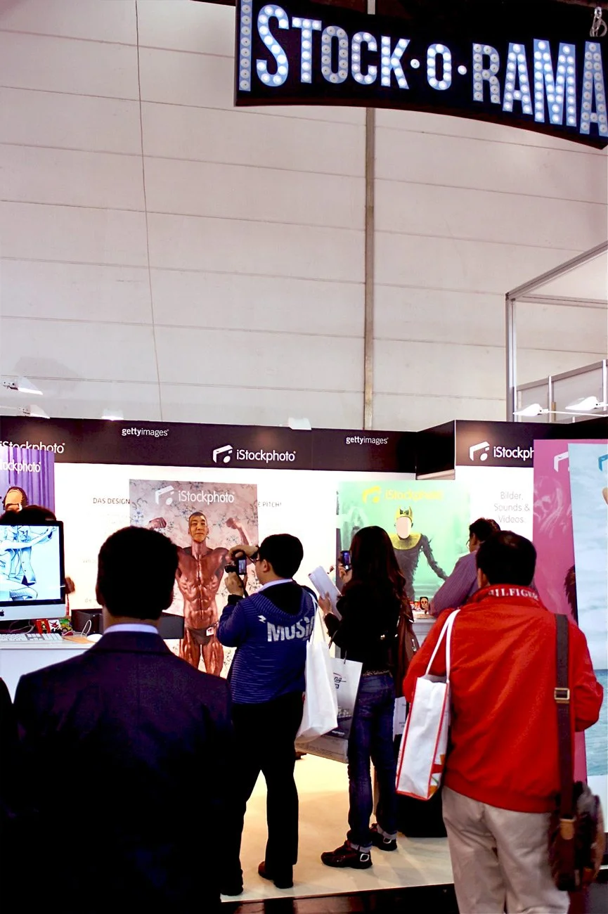 istock istock-o-rama event booth and sign and promotions by gustavo barroni