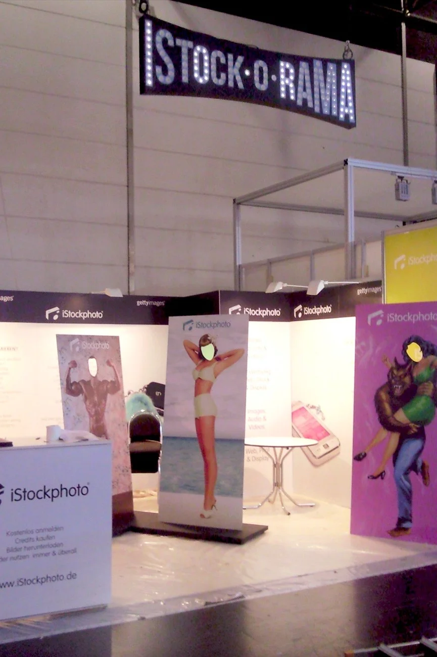 istock istock-o-rama event booth and sign and promotions by gustavo barroni