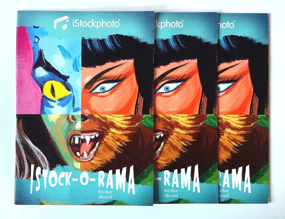 Full album stickers fro istockphoto event by Gustavo Barroni
