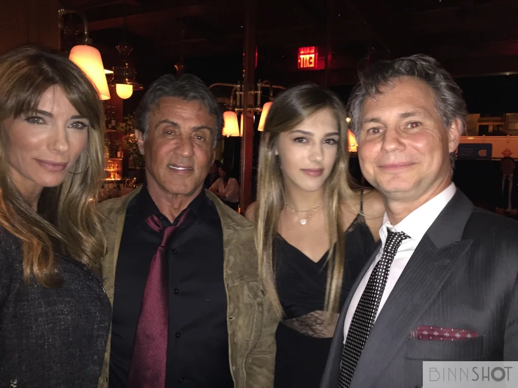 Jennifer Flavin Stallone, Sylvester Stallone, Sistine Stallone, Jason Binn