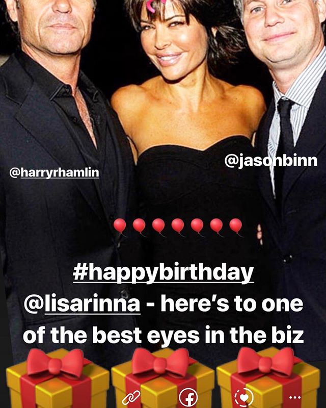 #HappyBirthday @lisarinna - one of the truly best eyes in the fashion business. And a heart of gold. cc: @harryrhamlin @jasonbinn @dujourmedia #SoDuJour #ExclusivelyDuJour #DuJour #LisaRinna