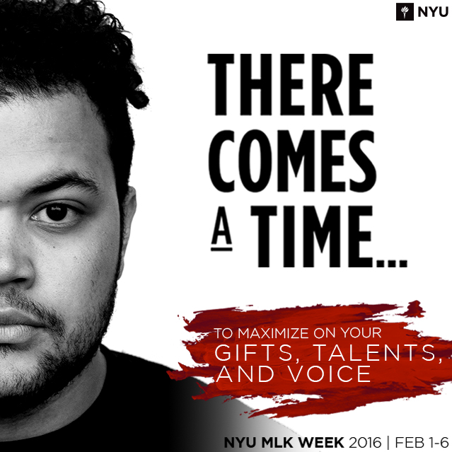 Robert D Jackson, photographed for NYU's Martin Luther King Week.