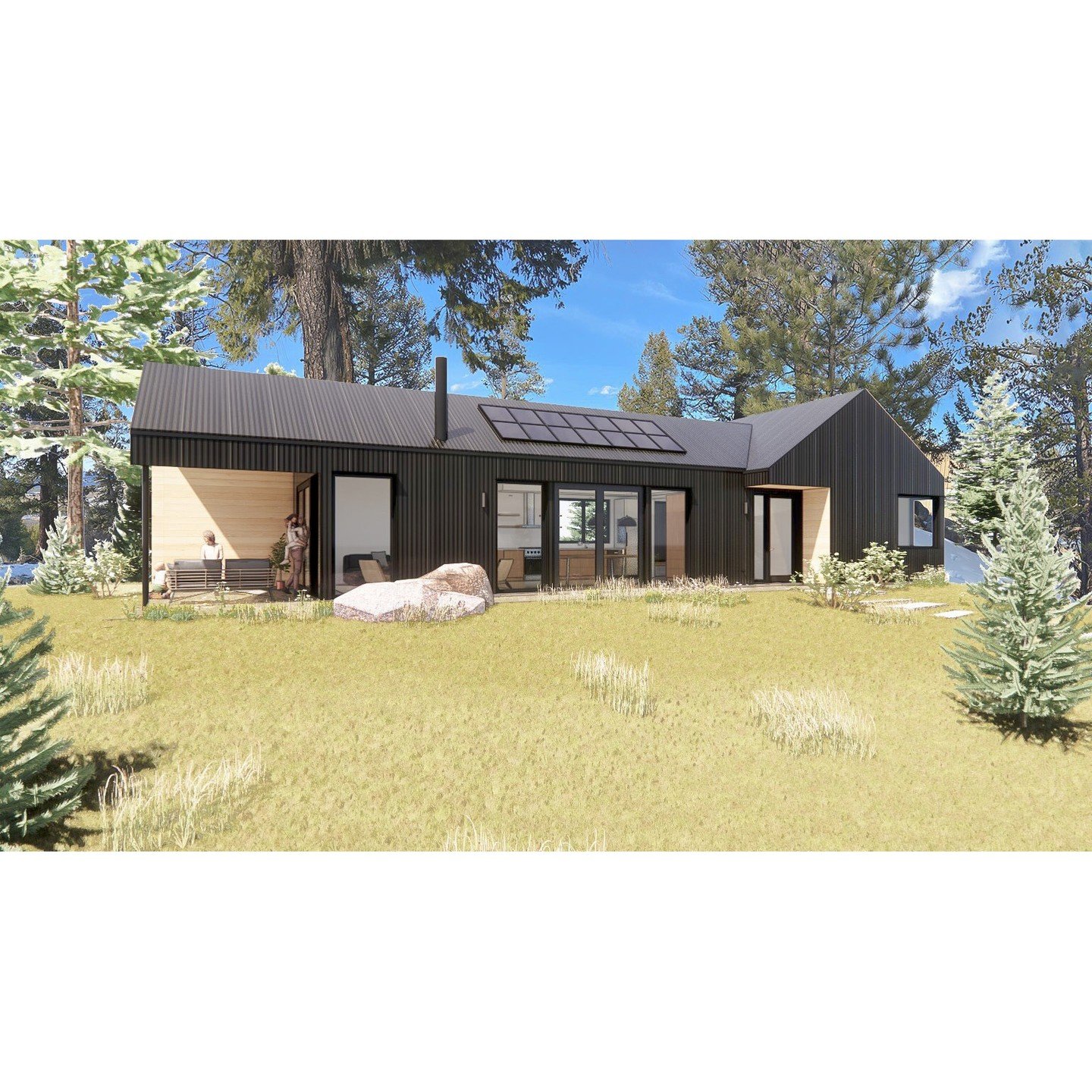 We're excited to be breaking ground on this high mountain &quot;Hytte&quot; with @kipconstruction

The hytte is meant to be a rustic place to get away from it all, with basic amenities for relaxing and great connection to the outdoors. The living vol