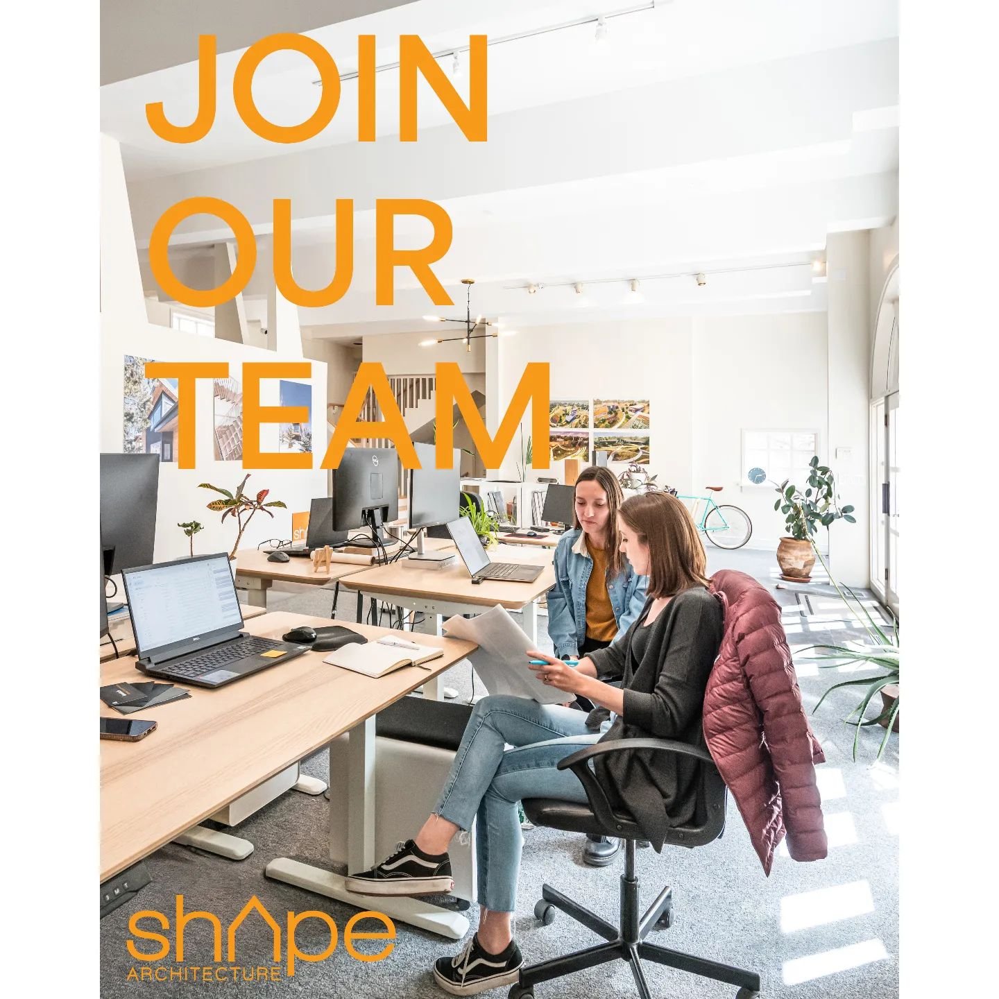 We're looking for a marketing manager to help us with proposals, web, socials, and making awesome graphics.

If that sounds like you, check the link in our bio!

#hiring #jointheteam #shapearchitect #denvercolorado