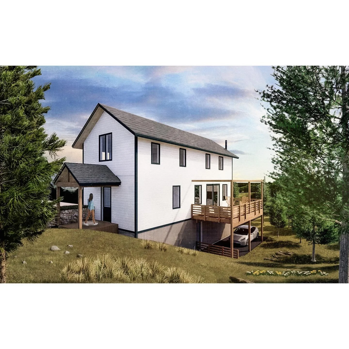 While it may look historic from the outside, it has the future in its walls! Our new Leadville historic project is located in the Landmark District and will be the home of our very own Principal, Morgan and his family. Swipe to see the section showin