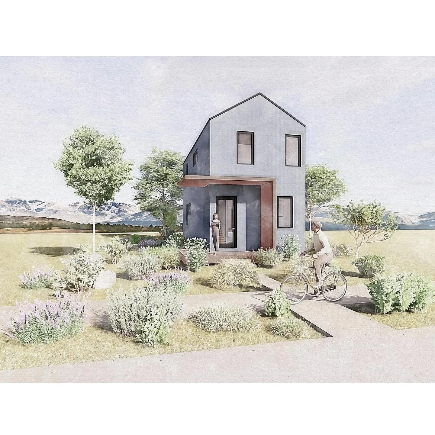 Coming to a town near you! Check out this cool collab in the works with @redfeatherindustries . This series of housing units was designed in collaboration with a new modular prefab startup to bring high quality, affordable homes to families across Co