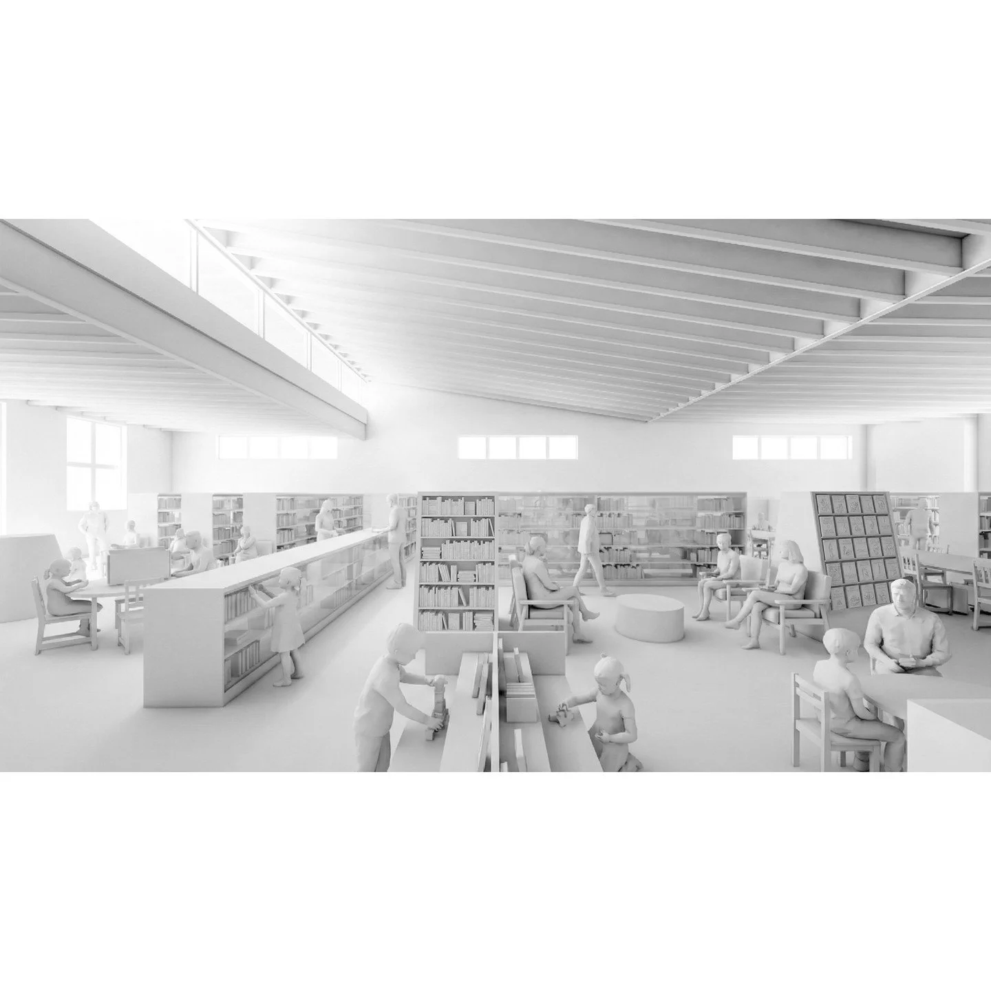 We're coming to the end of schematic design for two libraries in Garfield County. We're excited about the potential to increase natural light and create a more generous and inspiring public space, at the existing Silt Branch Library. So far it has be