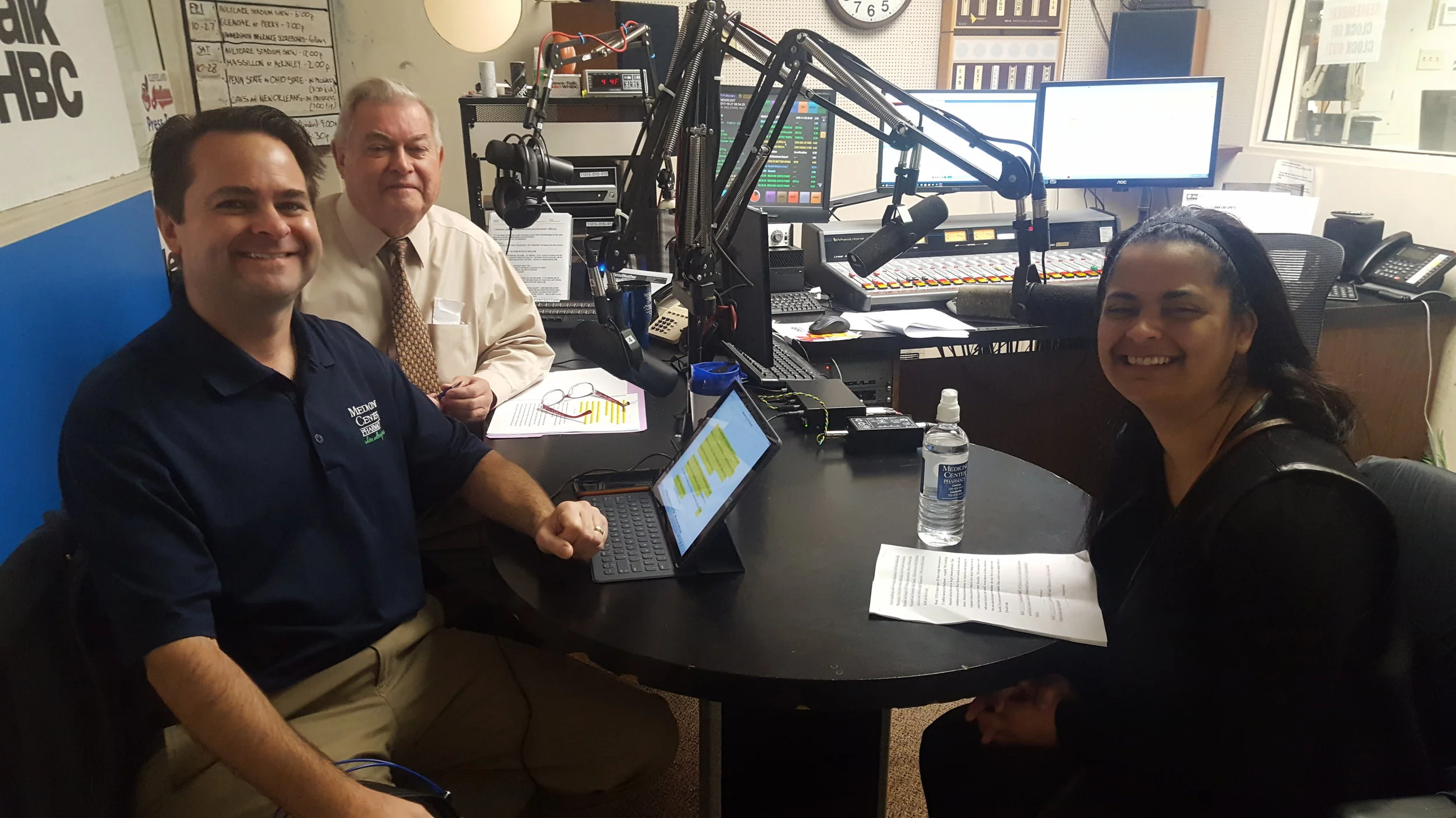 (L-R) Brad White, R. Ph., Paul White, R. Ph. and Dr. Simonette Jones
