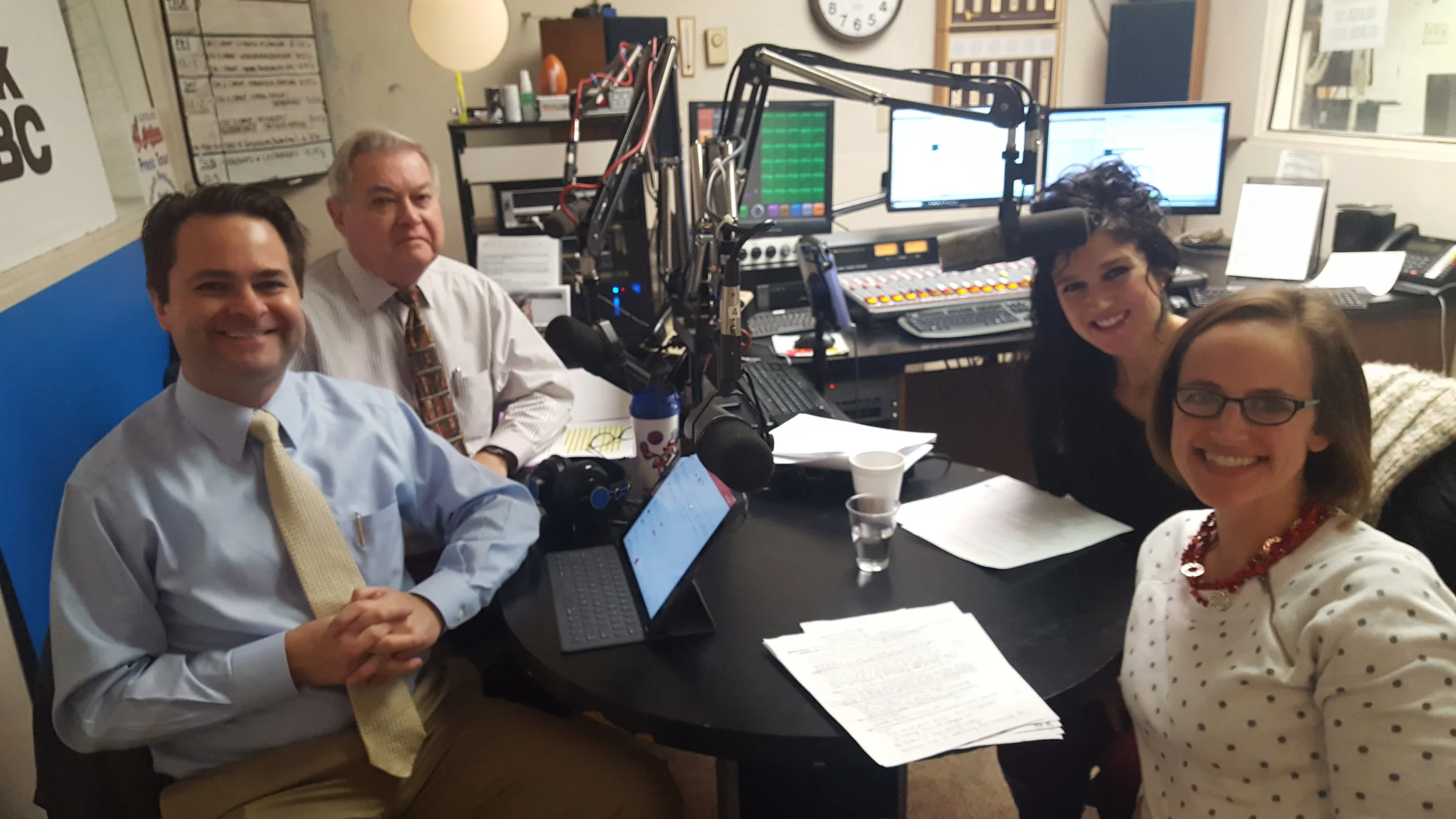 L-R: Pharmacists Brad and Paul White, Alexis Louive, RN, CPP and Heather Lee, PA