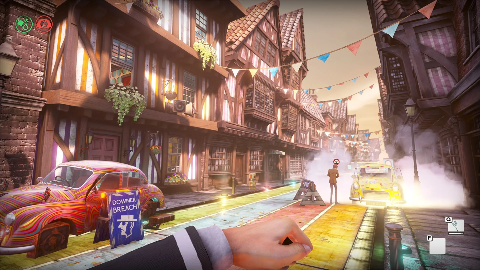 Player in a location of the game which requires Joy to access